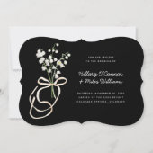 Romantic Lily van de Valley 5x7 huwelijksuitnodigi Kaart (Voorkant)
