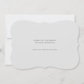 Romantic Lily van de Valley 5x7 huwelijksuitnodigi Kaart (Achterkant)