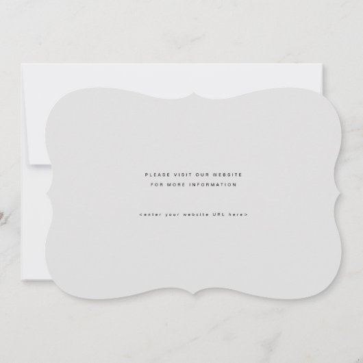 Romantic Lily van de Valley 5x7 huwelijksuitnodigi Kaart (Achterkant)