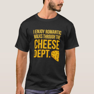 Romantic loopt door de kaasmakerij Eater Gra T-shirt