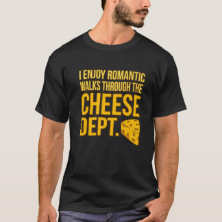 Romantic loopt door de kaasmakerij Eater Gra T-shirt