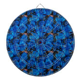 Romantic Love Blue Glitter Glamour Rozen Dartbord (Voorkant)