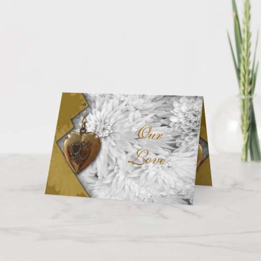 Romantic Love Card Feestdagen Kaart (Voorkant)