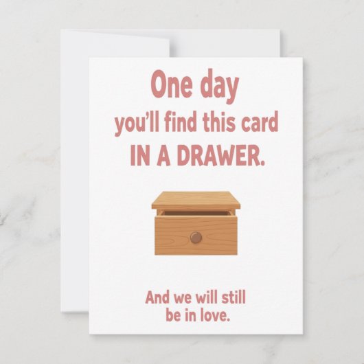 Romantic Love Card for Couples, Valentine’s Gift Feestdagenkaart (Voorkant)