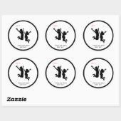 Romantic Love Circle Sticker (Vel)