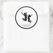 Romantic Love Circle Sticker (Tas)