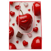 Romantic Love Gift Bag Medium Cadeauzakje (Achterkant)