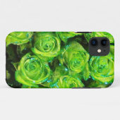 Romantic Love Green Valentijn Glitter Rozen Case-Mate iPhone Case (Achterkant (horizontaal))