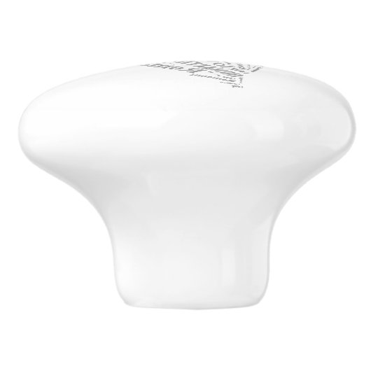 Romantic Love Heart Keramische Knop (Zijkant)