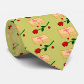 Romantic Love Letters Stropdas (Opgerold)