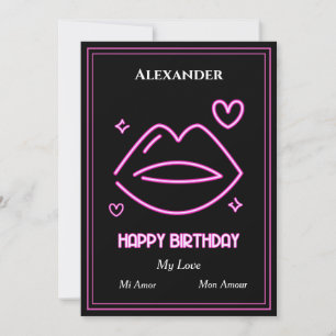 Romantic Love Man Lieverd Birthday Personaliseren