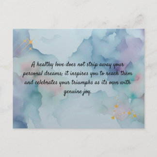 Romantic Love Message Keepsake Card | Safe Haven Q Briefkaart