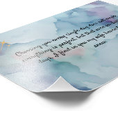 Romantic Love Message Keepsake Card | Safe Haven Q Foto Afdruk (Hoek)