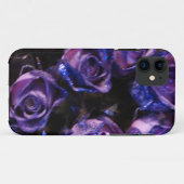 Romantic Love Paarse Valentijn Glitter Rozen Case-Mate iPhone Case (Achterkant (horizontaal))
