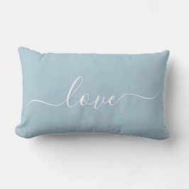 Romantic Love Pillow Blue and White Kussen