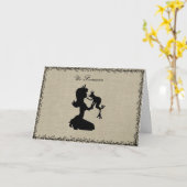 Romantic Love Princess Frog Wenskaart Kaart (Gele Bloem)