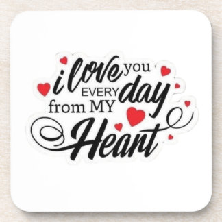 Romantic Love Quote Bier Onderzetter