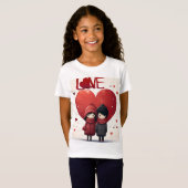 Romantic Love Quote Design  T-shirt (Voorkant volledig)