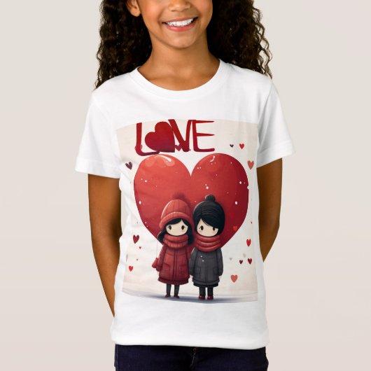 Romantic Love Quote Design  T-shirt (Voorkant)