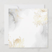 Romantic Love Quote Floral Gold Valentijn (Achterkant)