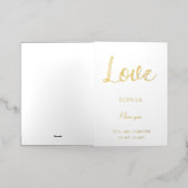 Romantic Love Quote Folie Wenskaart (Buiten Laag)