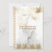 Romantic Love Quote Rozen Gold Valentijn (Achterkant)