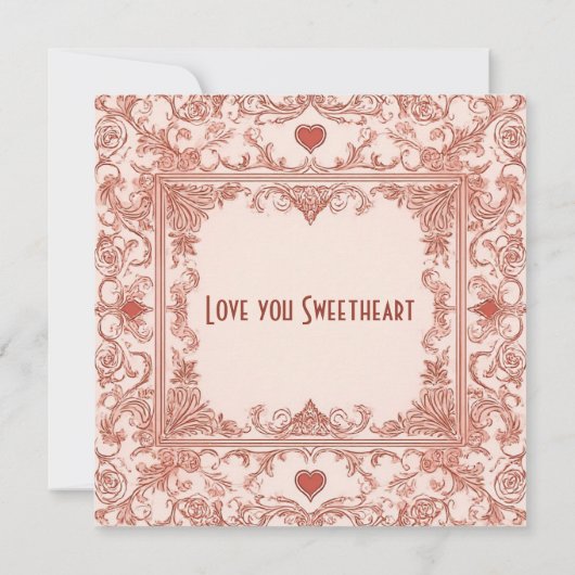 Romantic Love Quote Rustic Distressed Shabby Chic  (Achterkant)