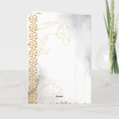 Romantic Love Quote Soulmate Floral Valentijn Feestdagen Kaart (Achterkant)