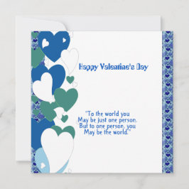 Romantic Love Quote Sweeping Heart Valentijn Kaart