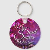 Romantic Love Quotes Valentine's Sleutelhanger (Voorkant)