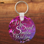 Romantic Love Quotes Valentine's Sleutelhanger (Achterkant)