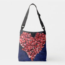 Romantic Love Roos Petal Red Heart