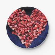 Romantic Love Roos Petal Red Heart