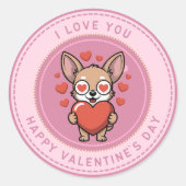 Romantic Love Sticker for Valentine’s Day (Voorkant)