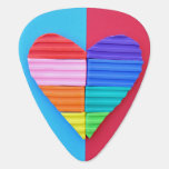 Romantic Love Twin Rainbow Hearts Gitaar Plectrum<br><div class="desc">Romantic Love Twin Rainbow Hearts is een leuke moderne pop kunst met lage opluchting abstract collage in levendige neonfeestkleuren. Het was geïnspireerd door een zeer liefhebbende romance. Het originele kunstwerk waarvan dit ontwerp wordt ontwikkeld is gemaakt met gekleurde modellerklei op een complementaire gekleurde achtergrond</div>