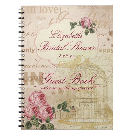  Romantic Love Vrijgezellenfeest Guest Book | Notitieboek (Voorkant)