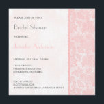 Romantic Lovely Pink Lace Vrijgezellenfeest Kaart<br><div class="desc">Alle standaardtekst kan volledig met uw eigen formuleringen worden aangepast, en u kunt de doopvonten, de grootte, de tekstplaatsing & de kleuren van de tekst ook veranderen. Om de tekst te veranderen slechts, gebruik personaliseren het optie. Voor meer uitgebreide veranderingen, gebruik de "pas het"optie aan. ( Gemakkelijk om aan een...</div>