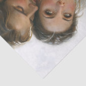 Romantic Lovers Gentle Embrace Decoupage Tissuepapier (Detail)