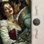 Romantic Lovers Wolf Guardian Decoupage Tissuepapier