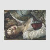 Romantic Lovers Wolf Guardian Decoupage Tissuepapier (Voorkant)