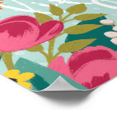 Romantic Luxe | Laat je leven bloeien Poster (Hoek)