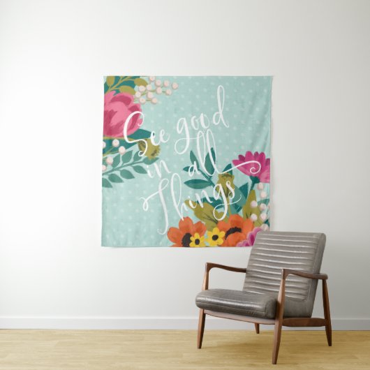 Romantic Luxe XI | Zie Goed in alles Wandkleed (In Situ (horizontaal))