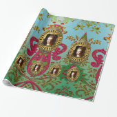 Romantic Marie Antoinette Cadeaupapier (Uitgerold)
