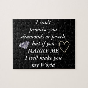 Romantic Marry Me Poem Legpuzzel