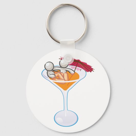 Romantic Martini Sleutelhanger (Achterkant)