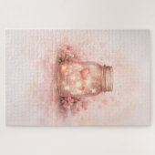 Romantic Mason Jar Hearts Jigsaw Puzzle Legpuzzel (Horizontaal)