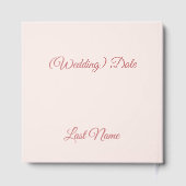 Romantic Mason Jar Wedding Guest Book Gastenboek (Achterkant)