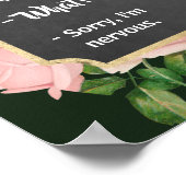 Romantic Math Dialogue in the Black Board - Funny Poster (Hoek)