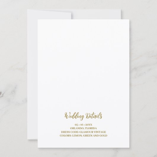 Romantic Mediterranean Glitter Bouquet Bridesmaid  (Achterkant)