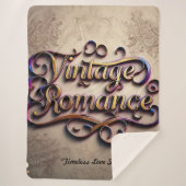 "Romantic Memories Linger" Sherpa Deken (Voorkant)